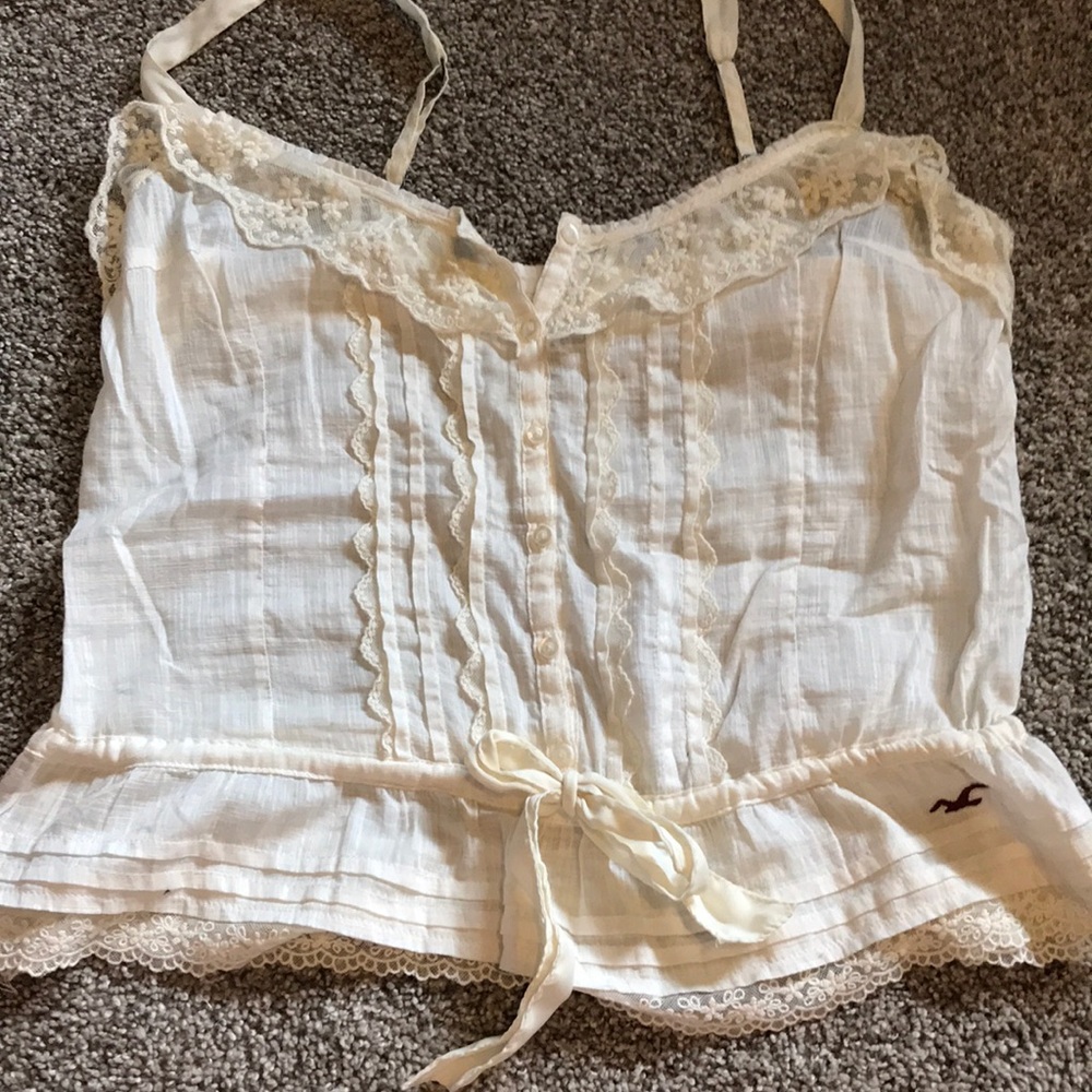 Hollister lace tank